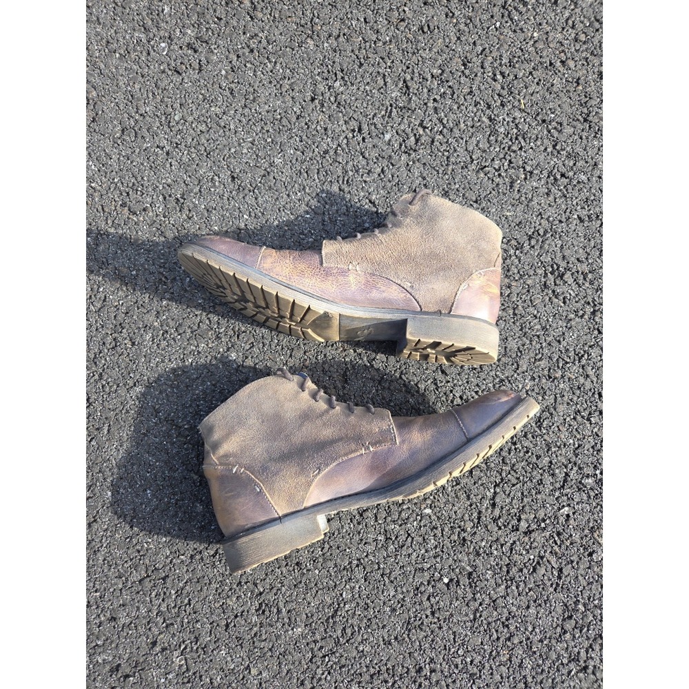 Bed Stu Cap Toe Boot Mens 9.5 USA Vegetable Tanned Leather - Picture 6 of 9